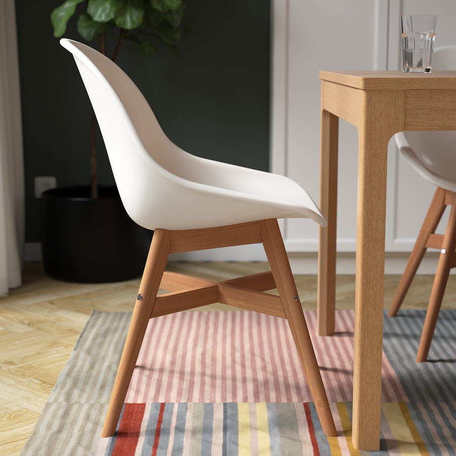 FANBYN Chair, white/indoor/outdoor IKEA CA