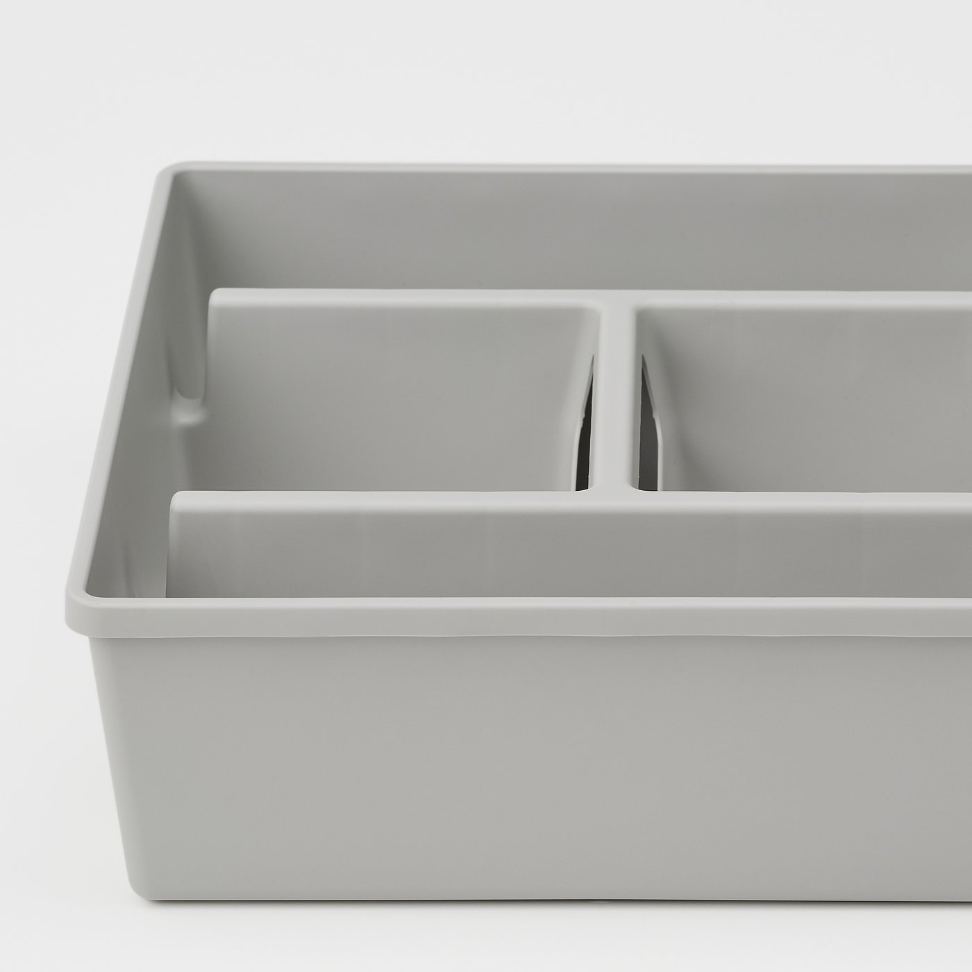 FÅNGGRÖDA insert with compartments, light gray, 30x30x11 cm (11