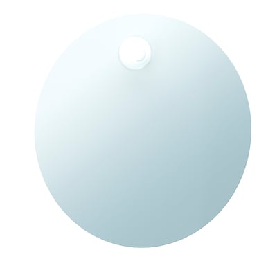 FAXÄLVEN Mirror with built-in lighting, 39 3/8 "