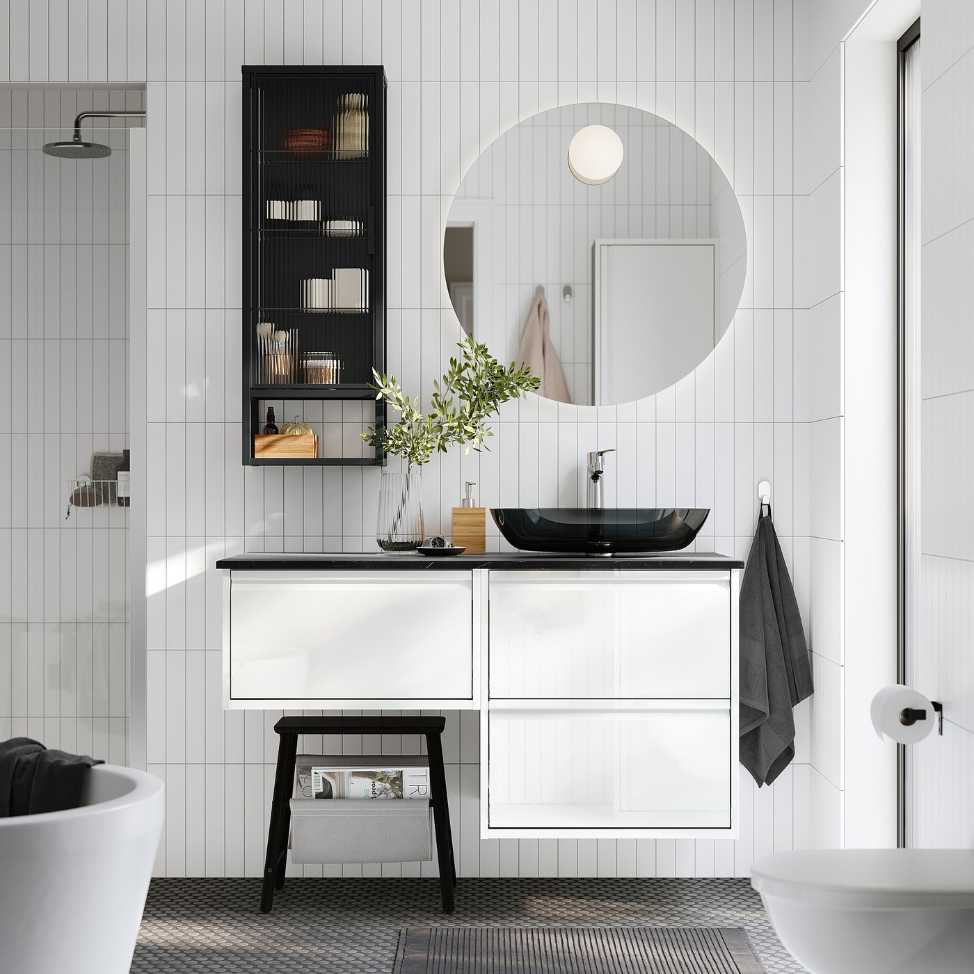 MACHIAVEL 白ラベル　プロモ盤 FAXÄLVEN mirror with built-in lighting, 80 cm (311/2