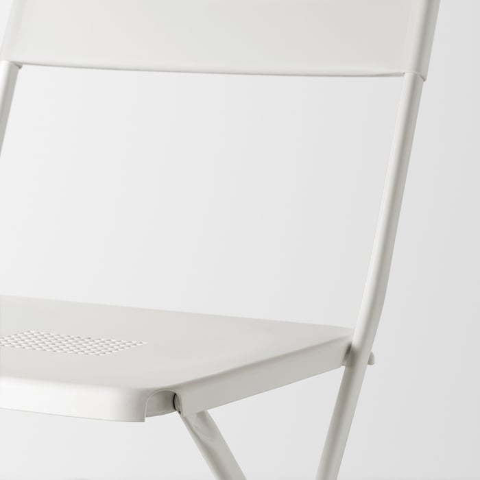 FEJAN chair, outdoor, foldable white IKEA CA