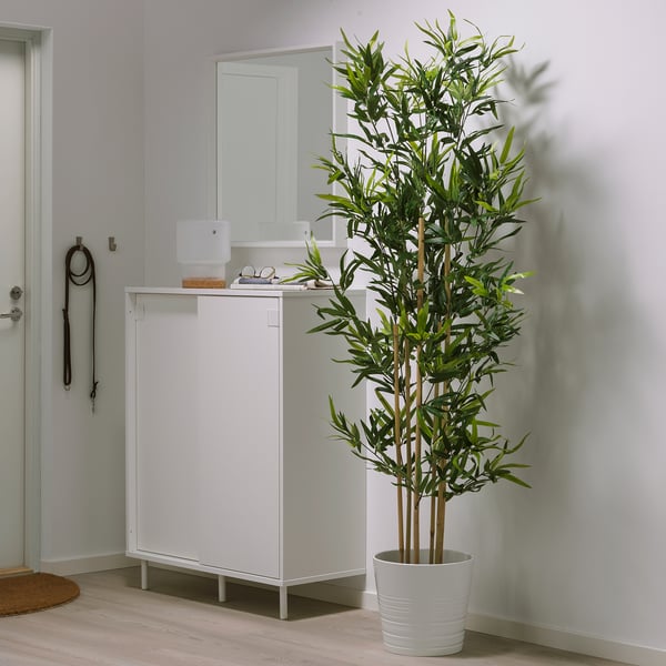 FEJKA artificial potted plant, indoor/outdoor bamboo, 23 cm (9") IKEA CA