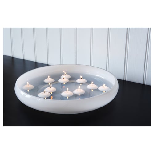 FENOMEN unscented floating candle, natural IKEA CA