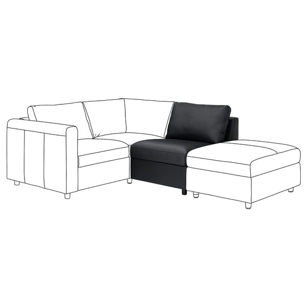 FINNALA 1-seat section, Grann/Bomstad black