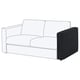 Option: FINNALA Armrest, Tallmyra black/gray