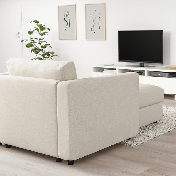 FINNALA Chaise, Gunnared beige