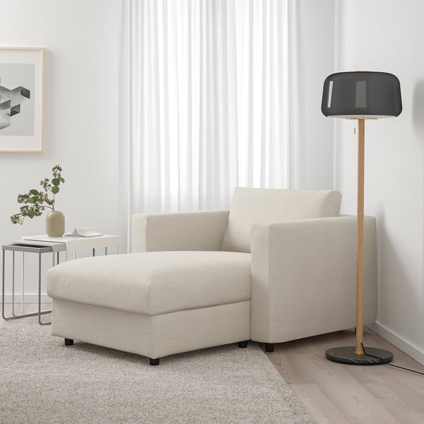 FINNALA Chaise, Gunnared beige