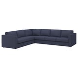 FINNALA Cover for sectional, 5-seat, Orrsta black-blue