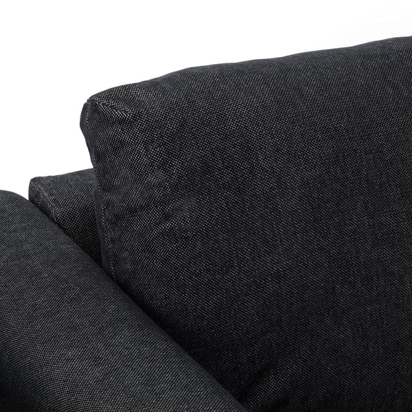 FINNALA Crnr sofa-bed, 5-seat w chaise lng, Tallmyra black/gray