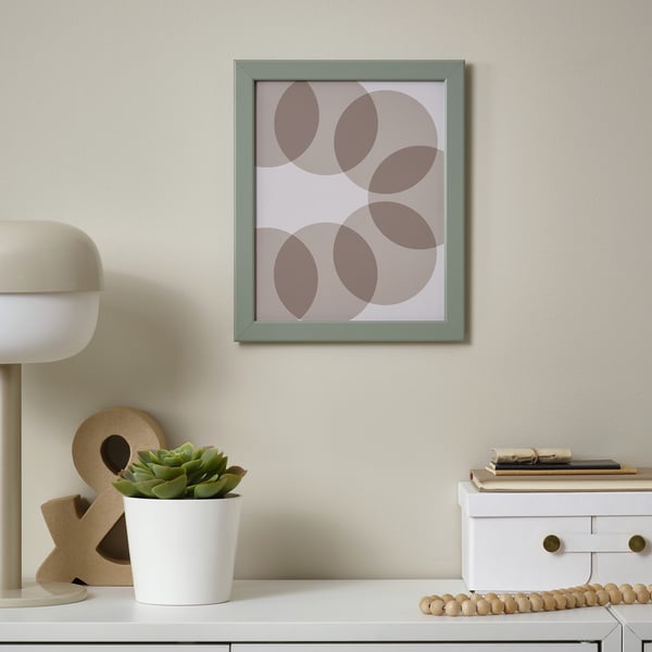 FISKBO Frame, light gray-green, 8x10 "