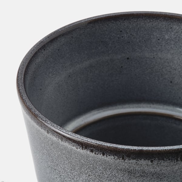 FJÄRILSBUSKE Plant pot, indoor/outdoor/gray, 9 ½ "
