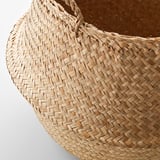 FLÅDIS Basket, seagrass, 9 7/8 "