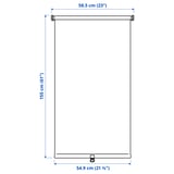 FÖNSTERBLAD Blackout roller blind, beige, 23x61 "