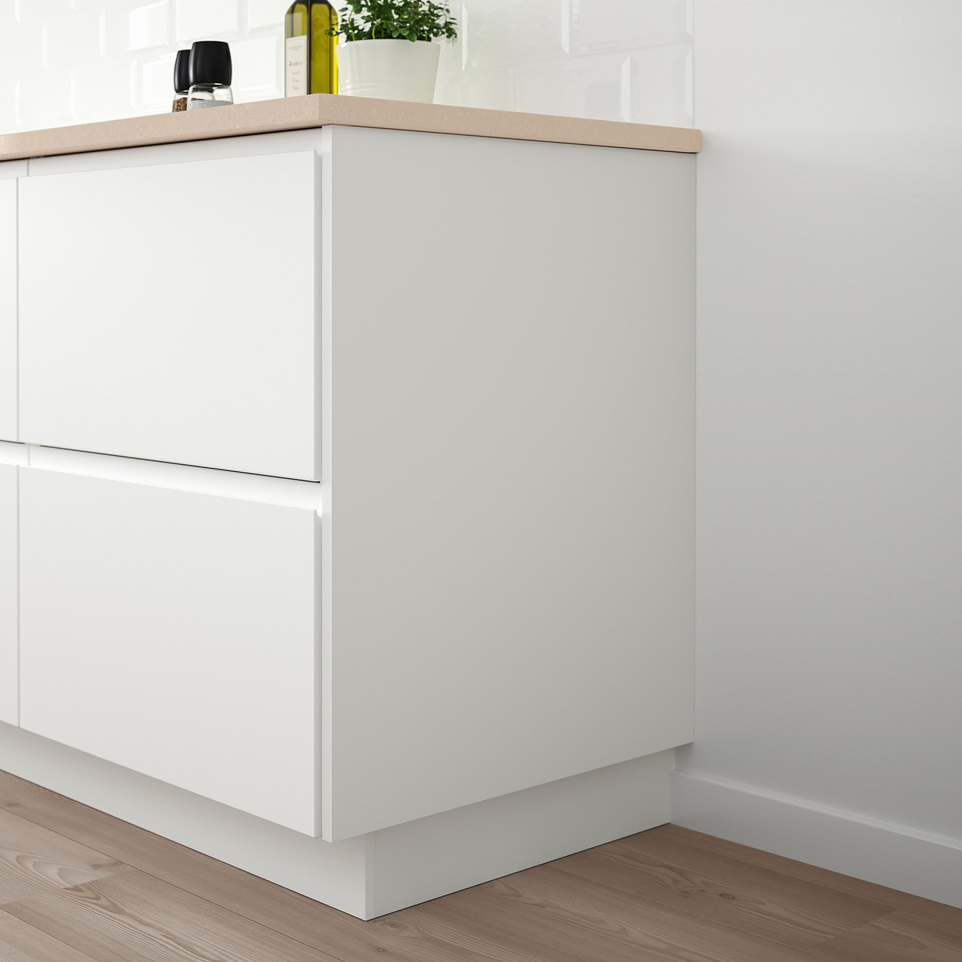 FÖRBÄTTRA cover panel, matt white, 63x203 cm (25x80