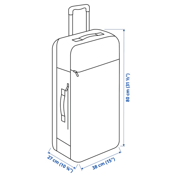 FÖRENKLA Duffle bag on wheels IKEA CA