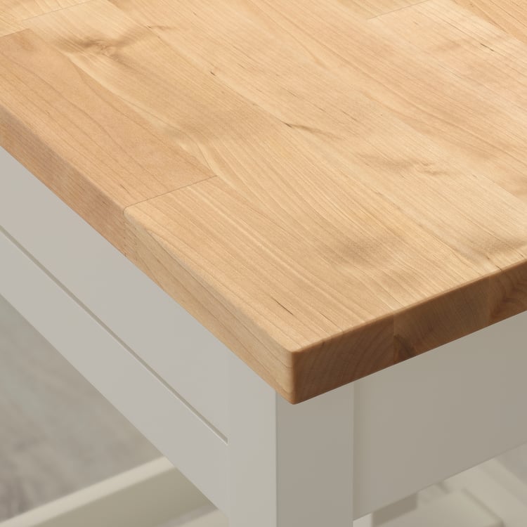 FÖRHÖJA kitchen cart, birch/white, 53x43 cm (207/8x167/8") IKEA CA