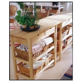 FÖRHÖJA Kitchen cart, birch, 39 3/8x16 7/8 "