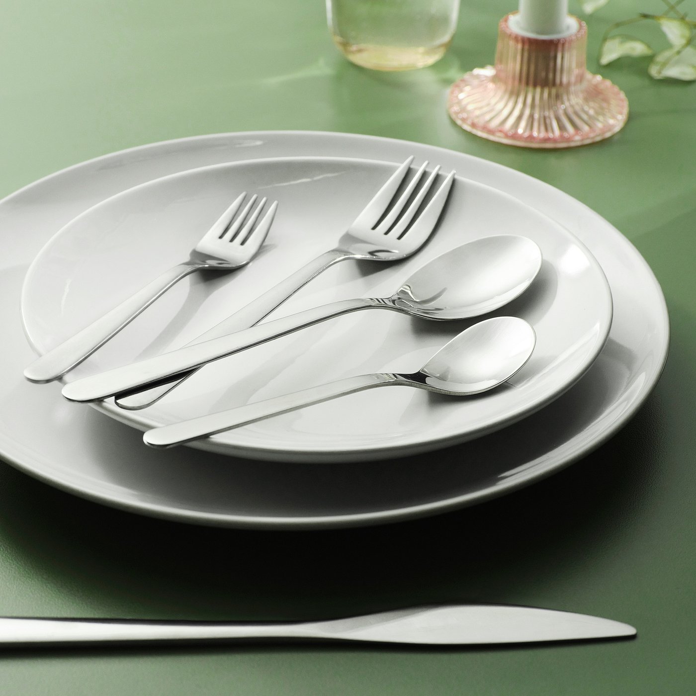 【新品未使用✨】EBM Table Ware ナイフ&フォーク　シェルブール FÖRNUFT 20-piece cutlery set, stainless steel - IKEA CA