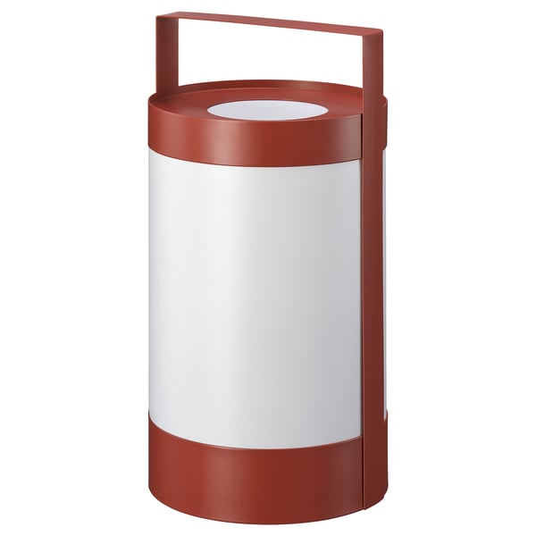 FÖSSTA LED table decoration, battery operated lantern/goldfish