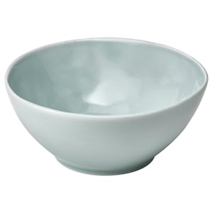 FORELLTETRA Bowl, turquoise/gray, 6 "