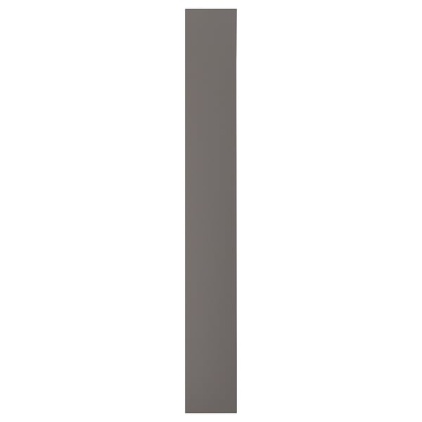 FORSAND Door, dark gray, 9 7/8x76 3/4 "
