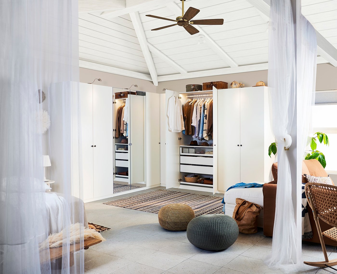 FORSAND door, white, 50x195 cm (191/2x765/8