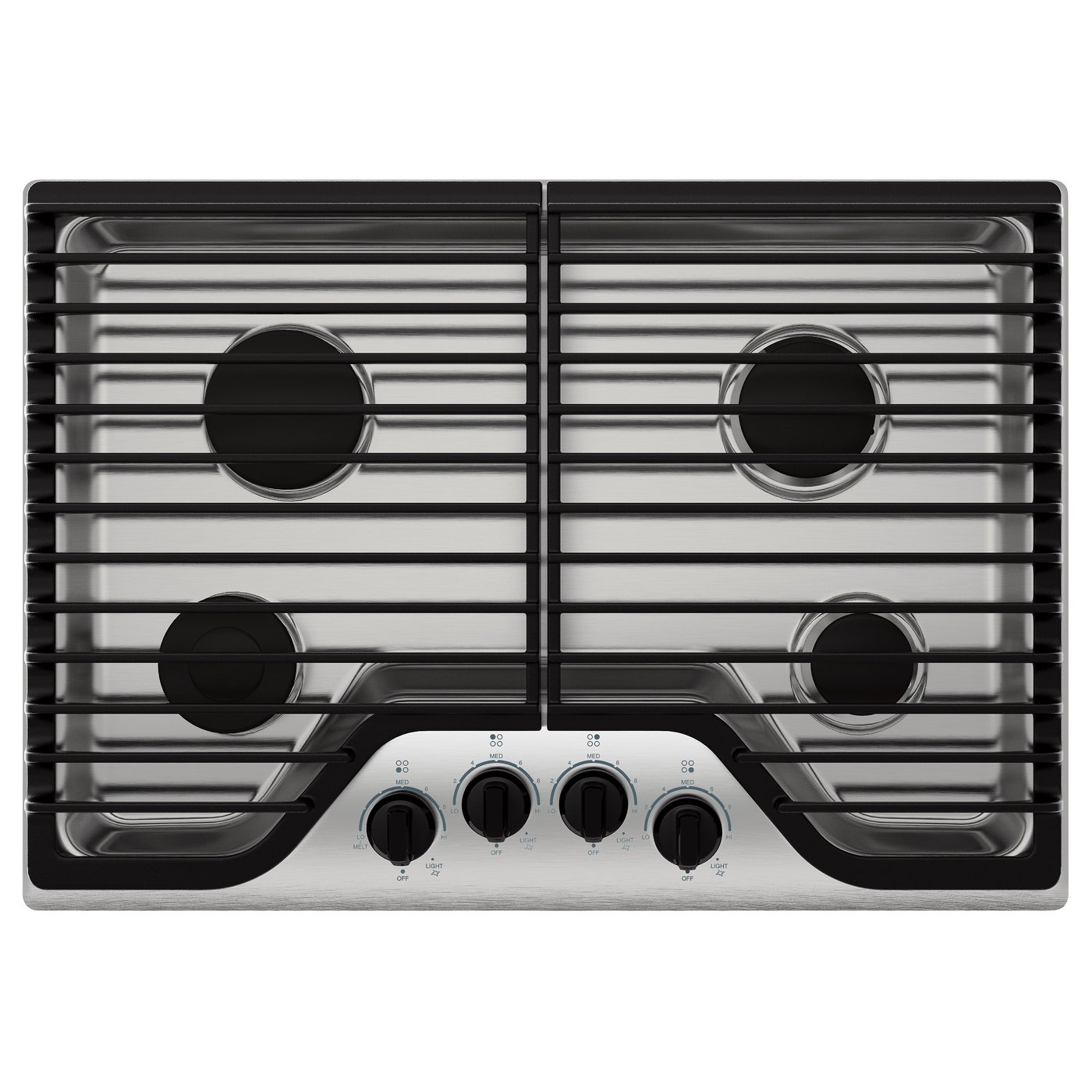FRAMTID 4 burner gas cooktop Stainless steel IKEA