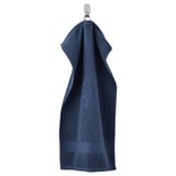 FREDRIKSJÖN Hand towel, dark blue, 16x28 "