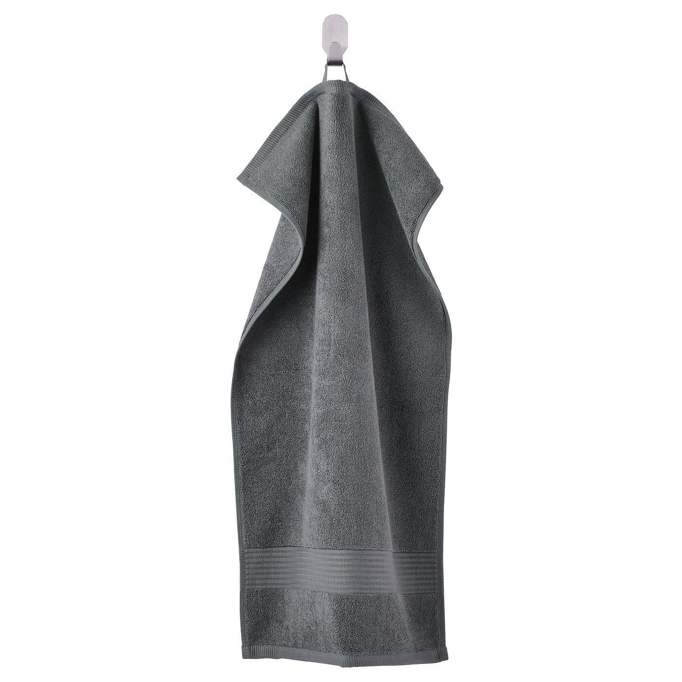 FREDRIKSJÖN hand towel, dark gray, 40x70 cm (16x28") IKEA CA