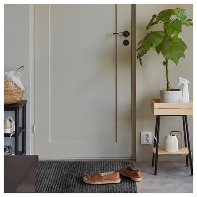 FRIKTION Door mat, gray, 1 ' 10 "x2 ' 9 "