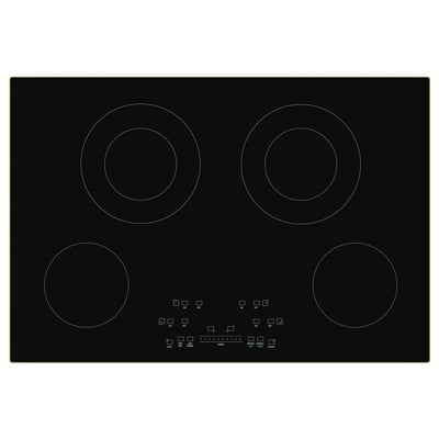 FROMMESTA Glass ceramic cooktop, black, 30 "