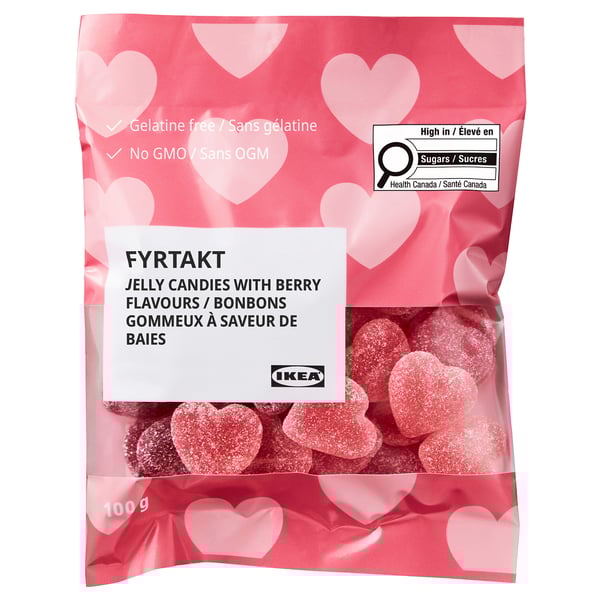 FYRTAKT Jelly candy, with berry flavours, 4 oz