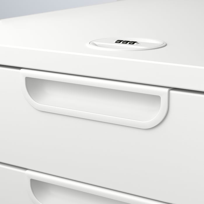 GALANT drawer unit/drop file storage, white, 45x55 cm (173/4x215/8