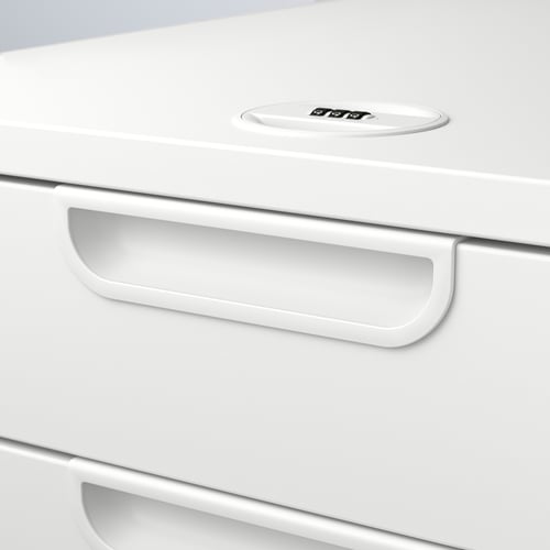 GALANT drawer unit/drop file storage, white, 45x55 cm (173/4x215/8