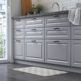 GÅNGPASSAGE Kitchen mat, gray/white, 1 ' 6 "x2 ' 4 "