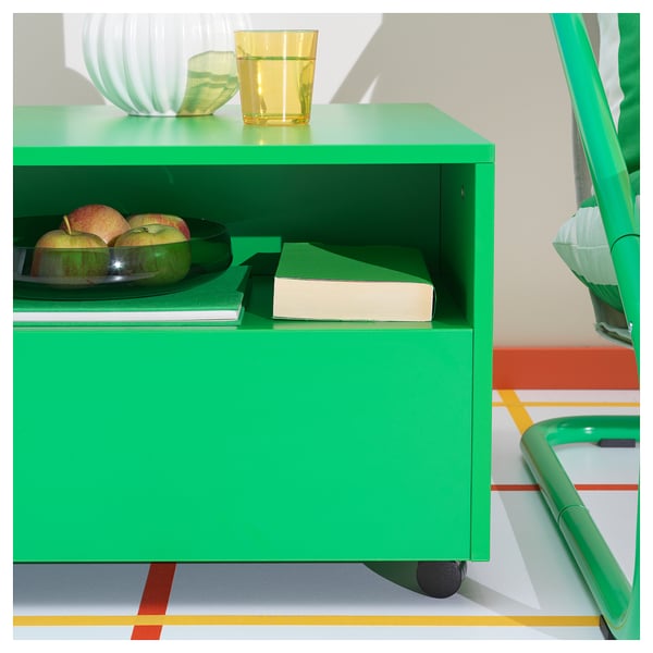 GARNANÄS Coffee table, green, 25 5/8x25 5/8 "