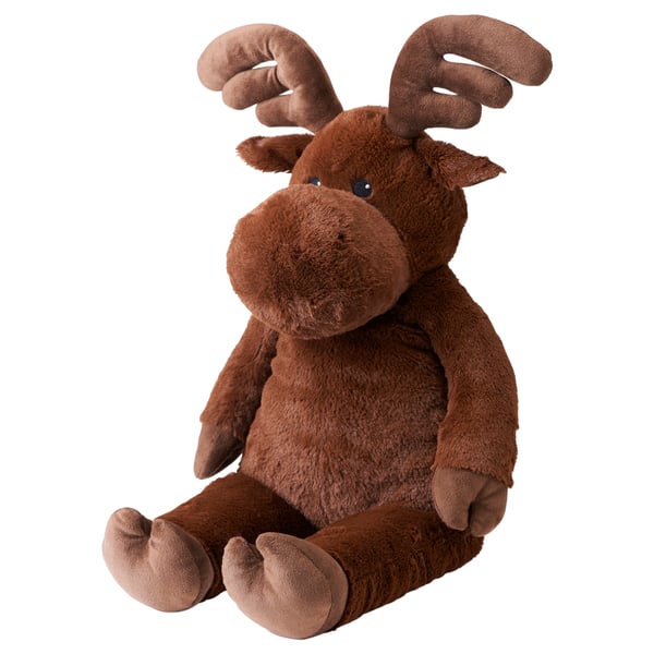 GEMYTLIG Soft toy, moose, brown, 27 ½ "