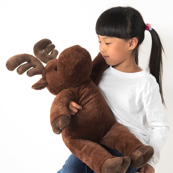 GEMYTLIG Soft toy, moose, brown, 27 ½ "
