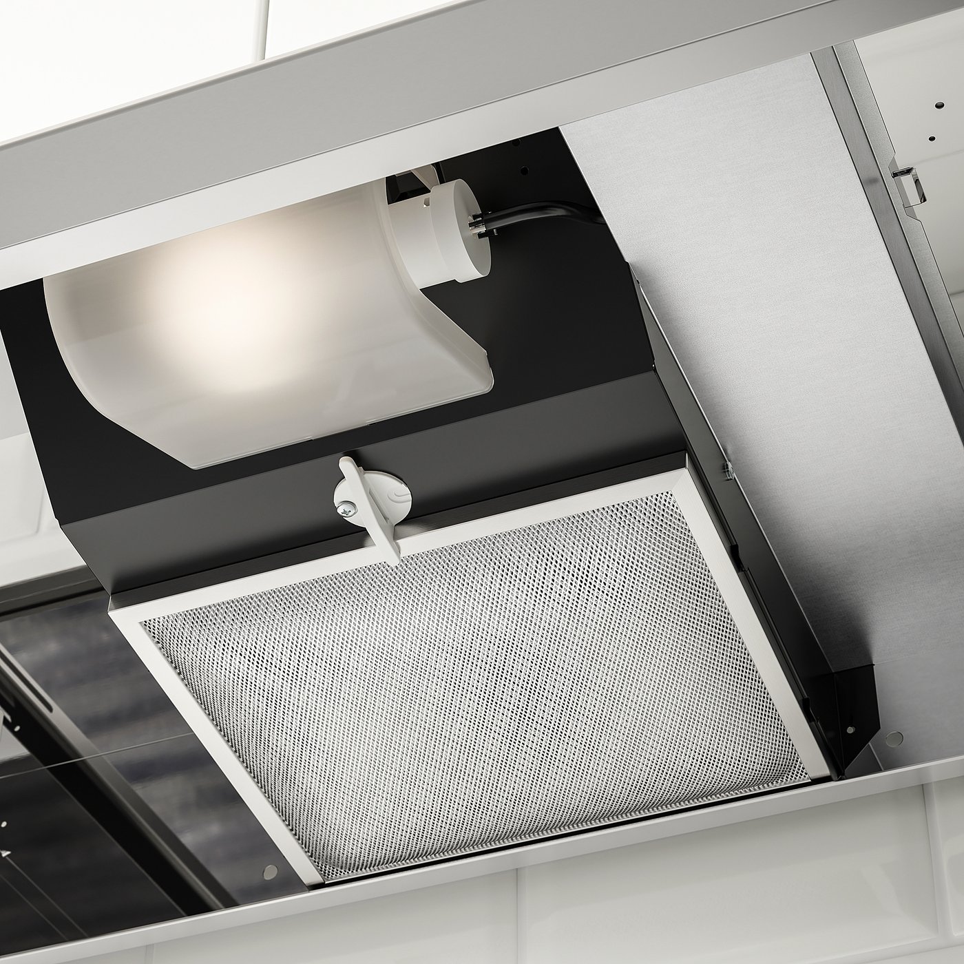GENOMDRIVA under cabinet range hood, Stainless steel - IKEA CA