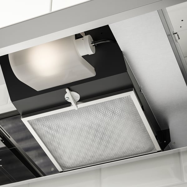 GENOMDRIVA Under cabinet range hood, Stainless steel