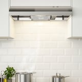 GENOMDRIVA Under cabinet range hood, Stainless steel