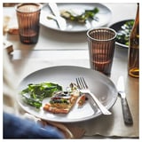 GODMIDDAG Plate, white, 10 "
