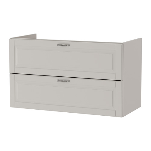 Bathroom vanity Kasjön light gray IKEA