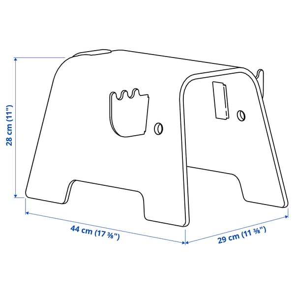 GREJSIMOJS Children's stool, moose shaped