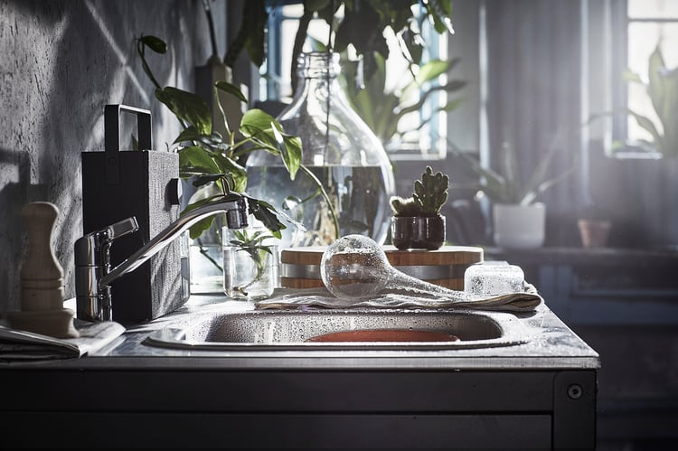 GRILLSKÄR kitchen sink unit/cabinet, outdoor, stainless steel, 86x61 cm ...