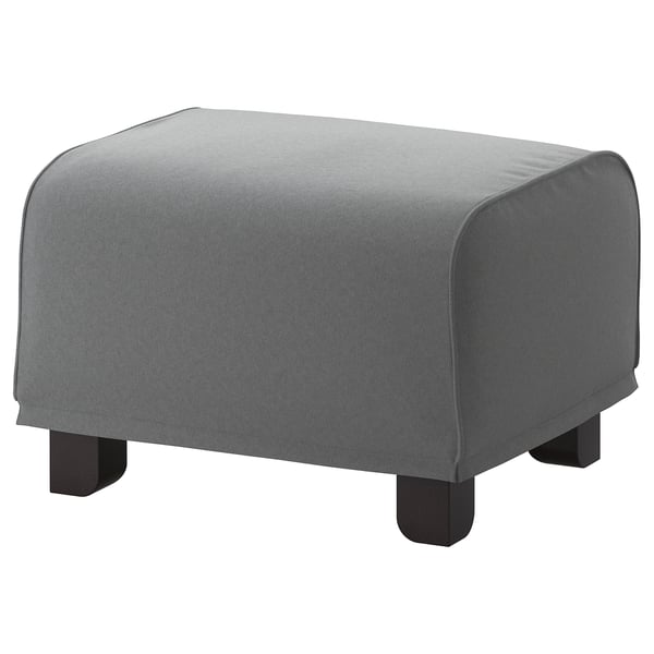 GRÖNLID Cover for ottoman - Ljungen medium gray - IKEA New ikea red ektorp ottoman cover for ikea ektorp idemo red footstool slipcover.