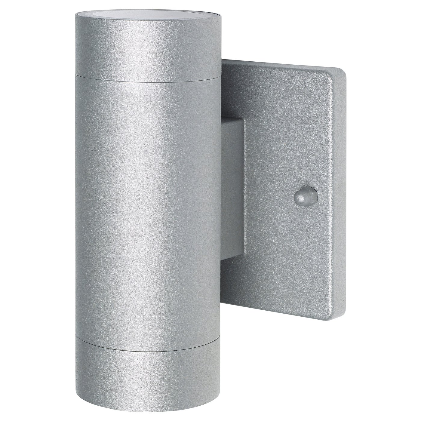 GRÖNSPRÖT wall up/downlight, hardwired, outdoor aluminium-colour