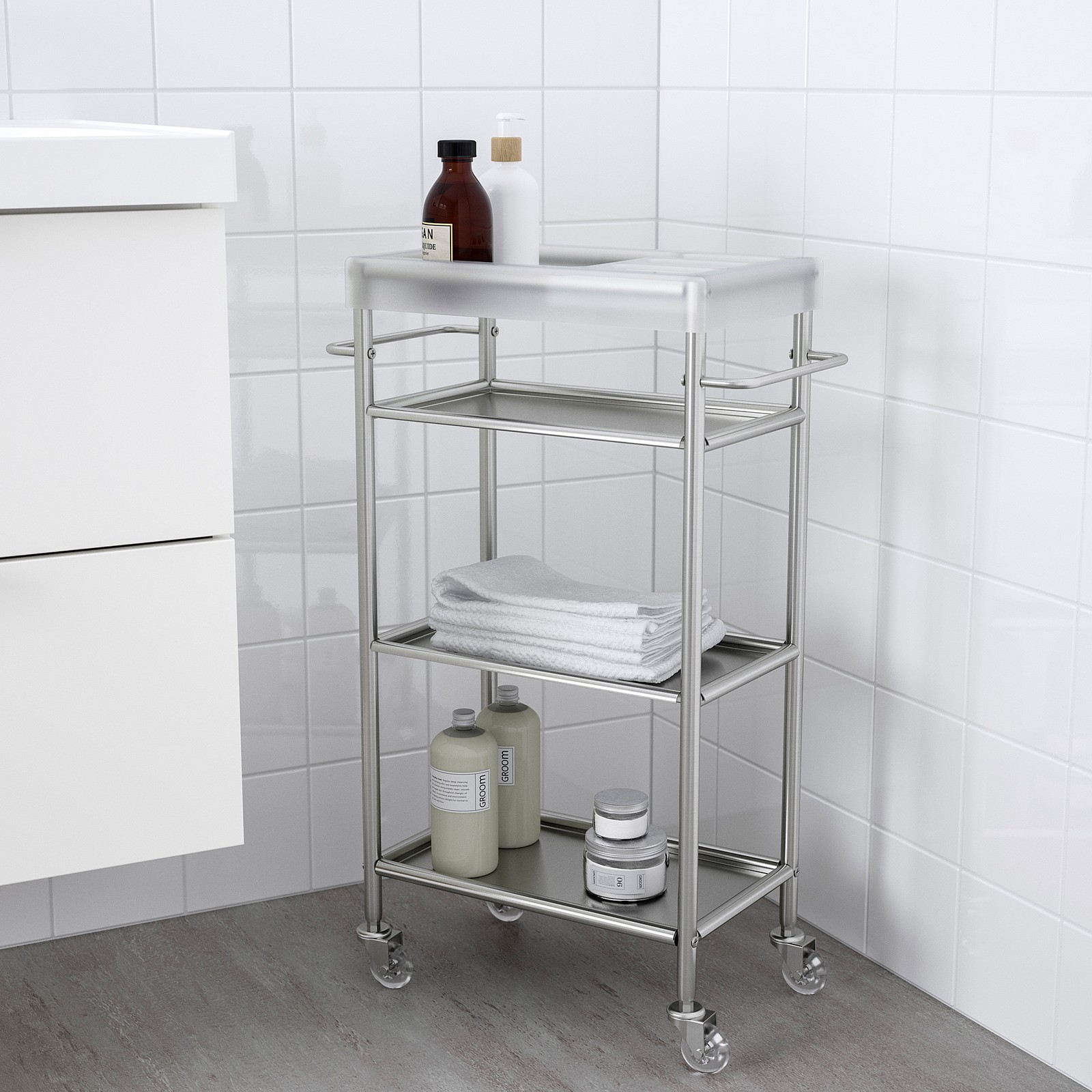 GRUNDTAL Cart stainless steel IKEA