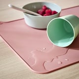 GULDVÄVARE Place mat, pale pink, 11 3/4x15 3/4 "