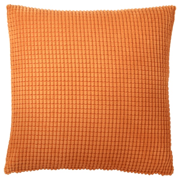 GULLKLOCKA Cushion cover, orange, 20x20" (50x50 cm) IKEA